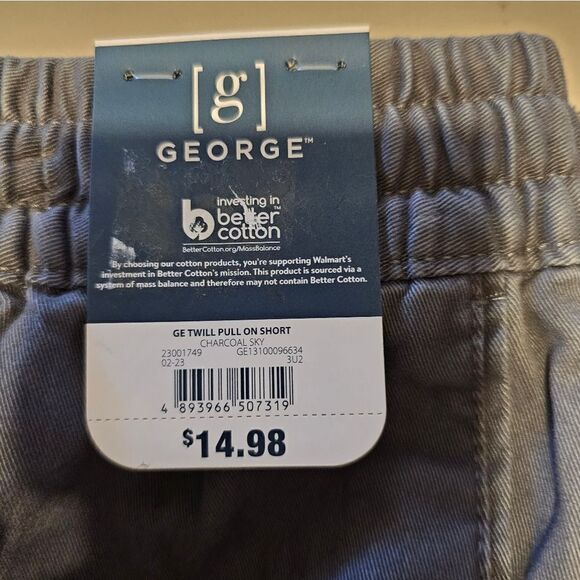 George Shorts set of (2) men's small (28-30) gray / black camouflage NWT - Picture 6 of 10